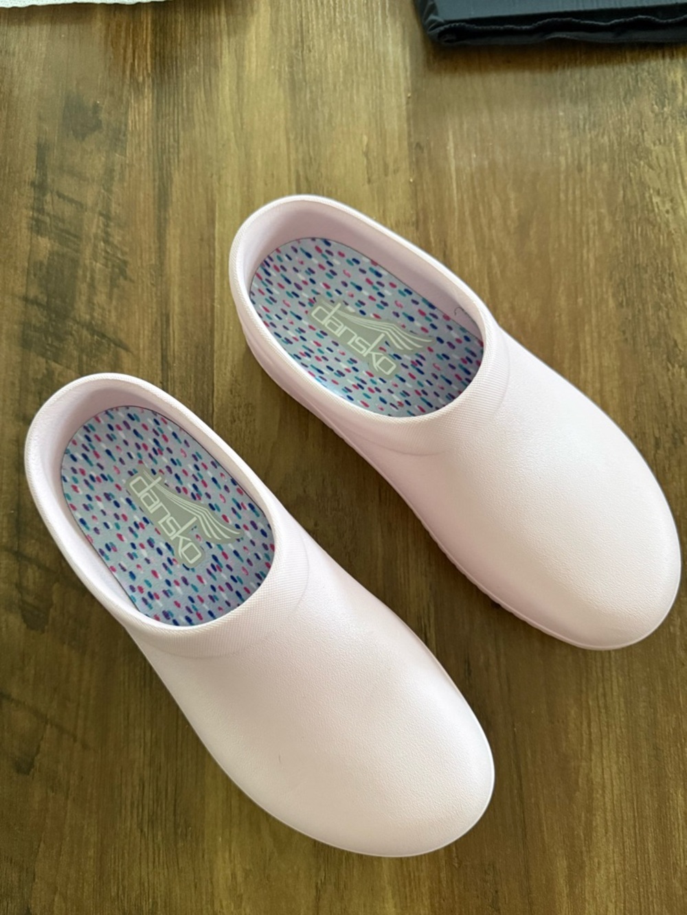 Dansko Pastel Pink Slip-On Women's Clogs